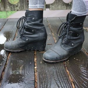 SOREL JOAN OF ARCTIC WEDGE BOOTS